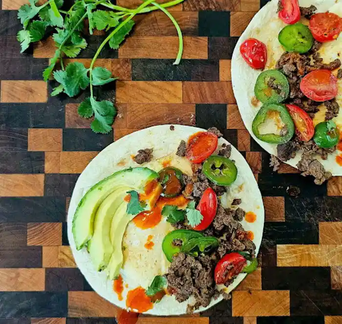 Feta Fried Huevos Rancheros