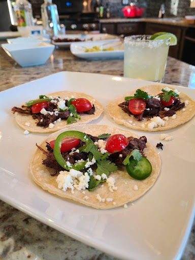 Tequila-Lime Braised Shank Tacos